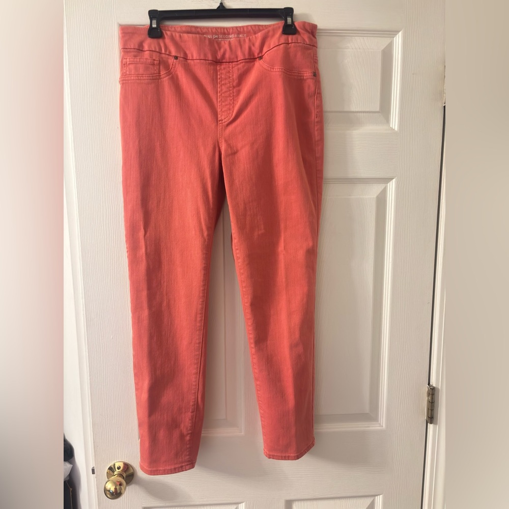 Chico's Vibrant Coral Jeggings